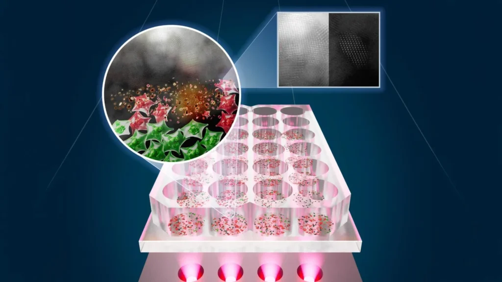 LED šviesa naikinanti vėžio ląsteles schema